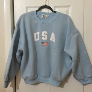 Light blue crew neck from princess polly